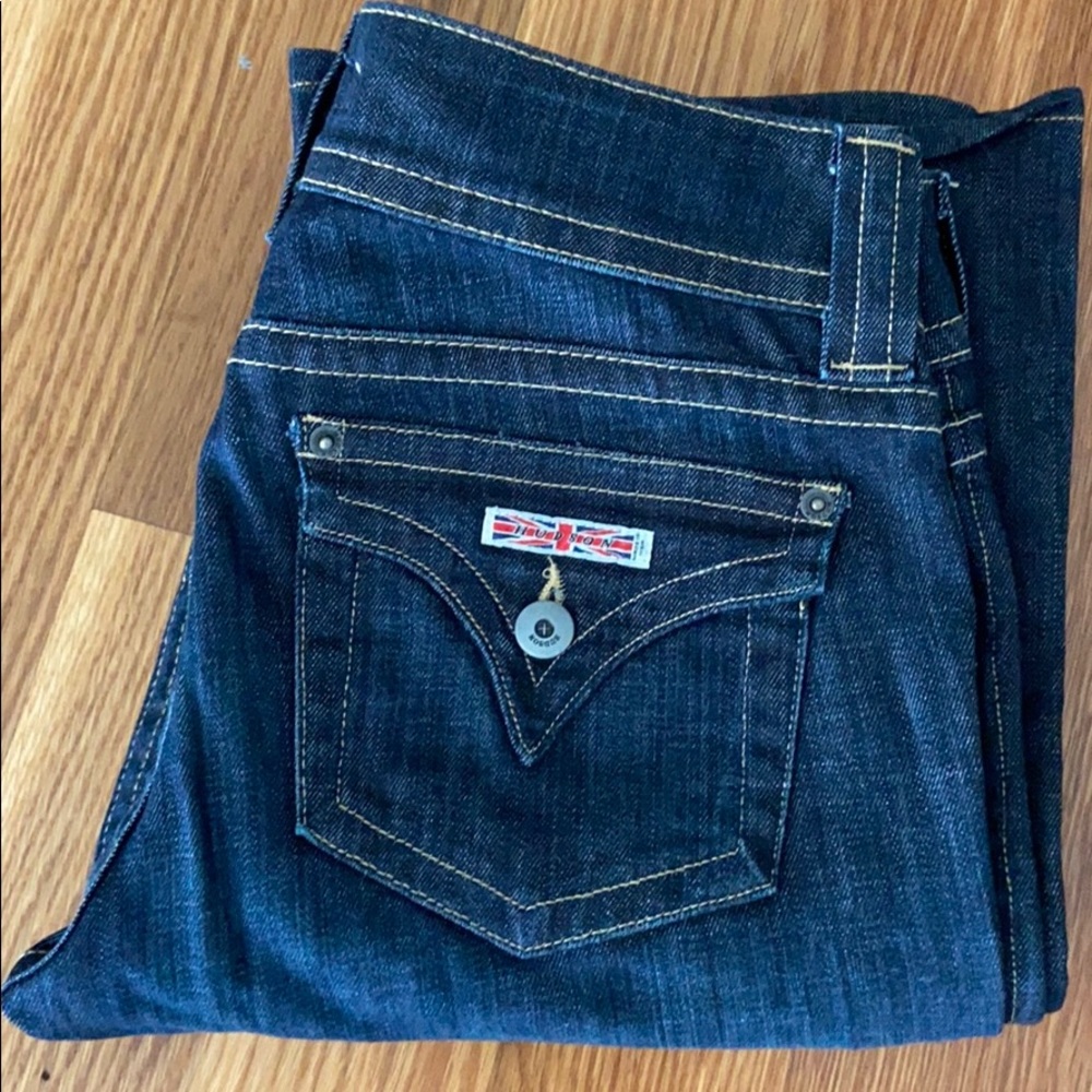 Dark wash vintage Hudson jeans